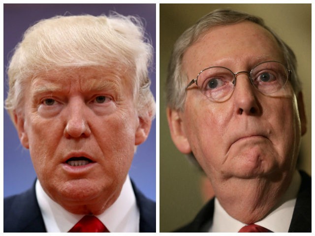 Trump Beats McConnell By 90 Points In Favorability