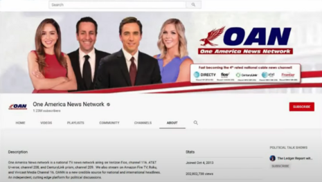 YouTube Wants To Control OAN’s Speech? “See Ya.”