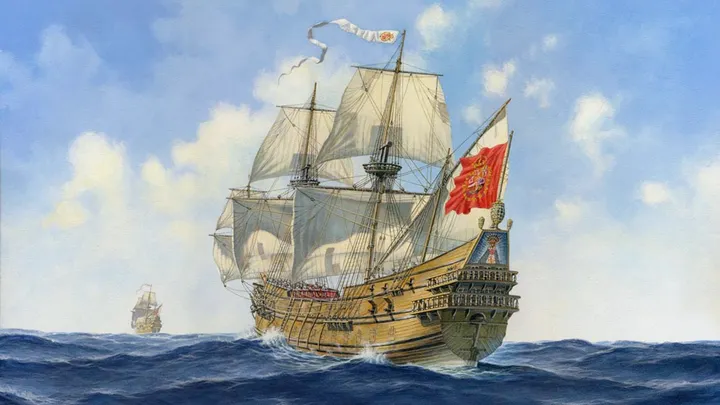 Spanish treasure ship