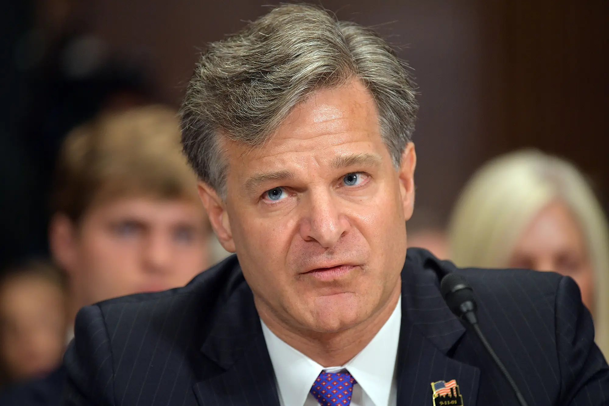 Chris Wray Had A Plane To Catch…For Vacation!