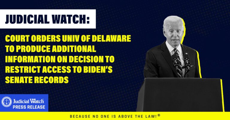 Court Is Forcing U. of Del. To Show Why They Aren’t Releasing Biden’s Records