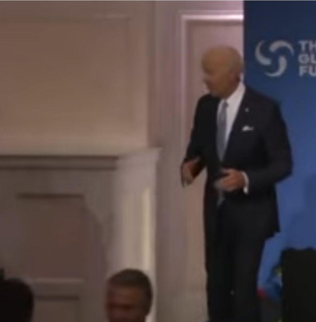 Biden Gets Lost On Stage Again. Someone Should Hold Up An Ice Cream Cone Off To The Side For Him To Follow