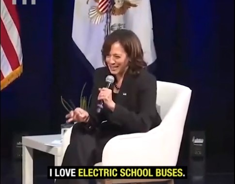 Kamala Harris: Gas Prices Too High? We Are Getting Electric School Busses!