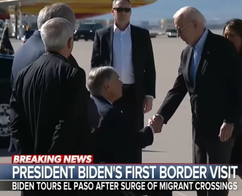 Biden, At The Border, Seems To Be There In Body Only