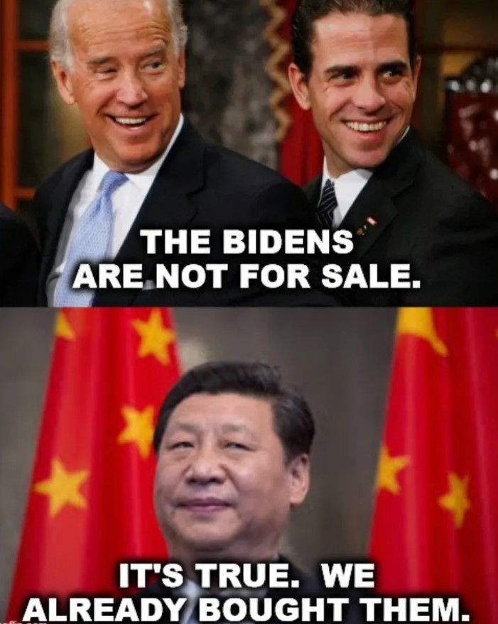 Bidens Bought By China