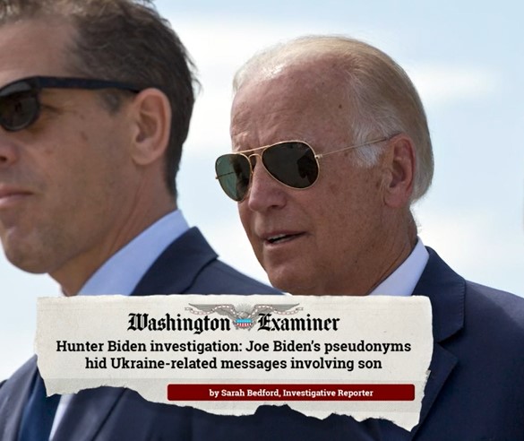Biden’s Use Of Fake Email Names Hid Dealings With Hunter And His Shady Shakedowns Of Foreign Bribers